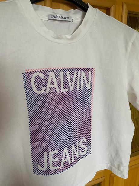 Calvin klein crop tričko, calvin klein,m