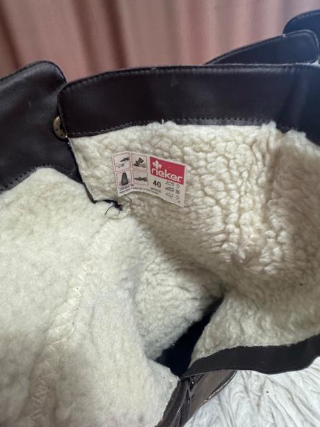 Hnedé čižmy rieker veľ.40, rieker,40