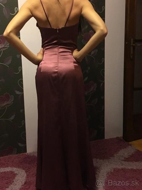 Spoločenské šaty- staroružové, xs