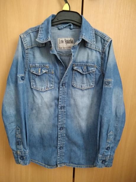 Riflová košeľa 128/134, 128