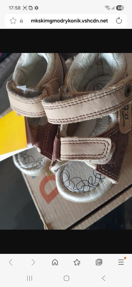 Nové d.d.steep sandále, d.d.step,20