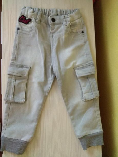 Šedé elastické rifle, fagottino,98