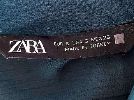 Tmavozelené minišaty / tunika zara, zara,s