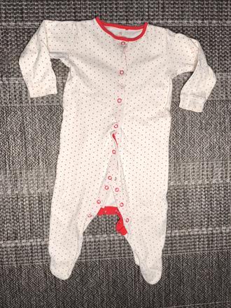 Bodkovaný overal, pyžamko, next,80