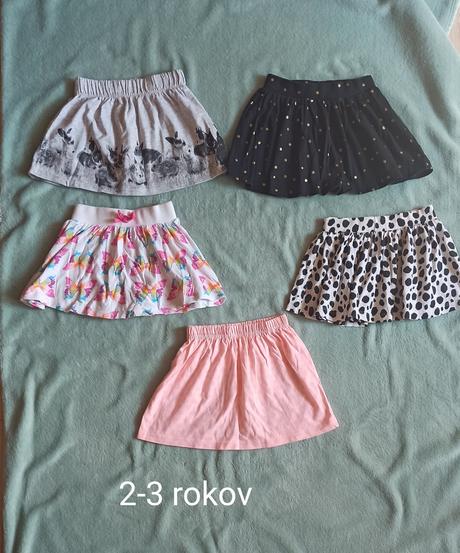 Sukničky na 2-3 rokov, 98