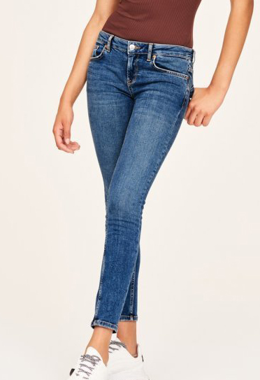 Gina tricot rifle so zipsami xs, gina,xs