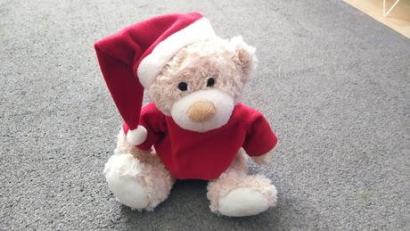 Vianočný plyšový medvedik, 