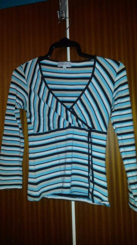 Pásikavý pulóvrik, l