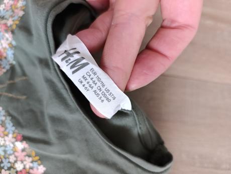 Tričko s motýľom, h&m,104