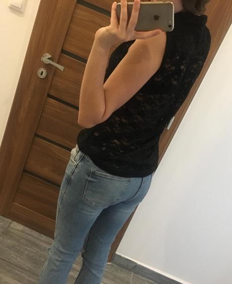 Čipkovaná blúzka, h&m,40