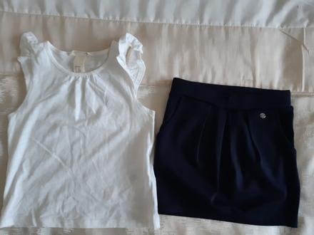 Tričko a sukňa cena spolu, h&m,98