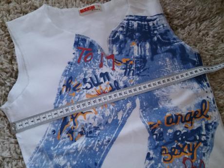 Bavlnené tielko 146/152 darujem, 140