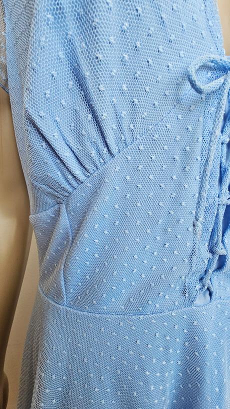 Tylové šaty s guličkami, mohito,l