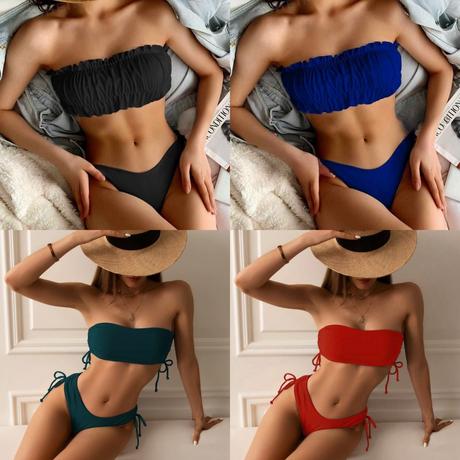 Dámske volánove plavky, l / m / s / xl