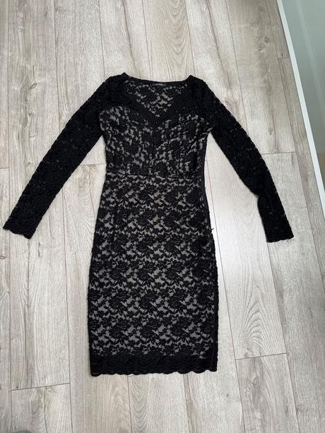 Krásne čipkované šaty, orsay,s