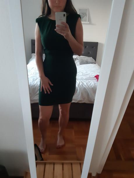 Saty smaragdovo zelene, h&m,xs