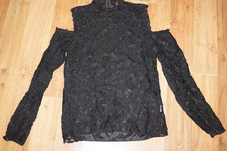 Elegantný čipkový top, amisu,l