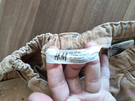 Mencestrove nohavice pre slečnu, h&m,140