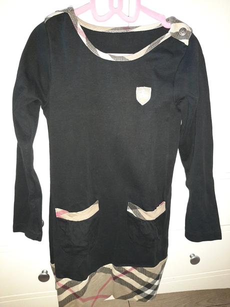 Šaty s dlhým rukávom burberry, burberry,128