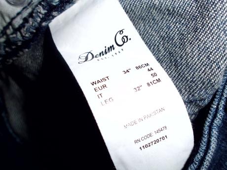 Denim co. skinny rifle 34/32, denim,m