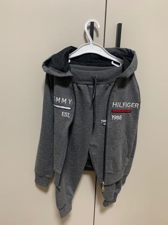 Sivá detská tepláková súprava, 98