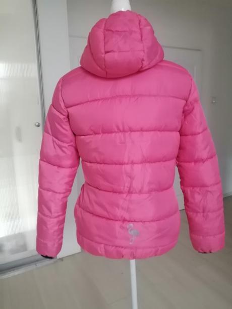 Bundička dievčenska ruzova presivana vel. 158, 158