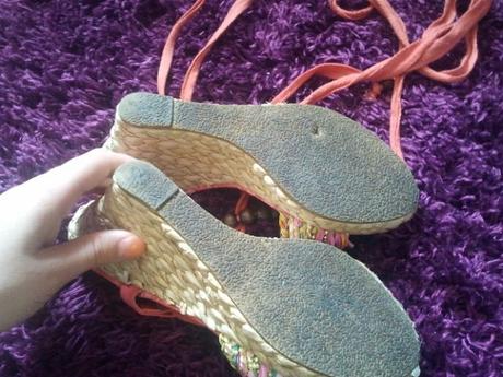 Letné sandálky na platforme, 39