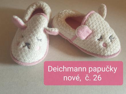 Papučky, deichmann,26