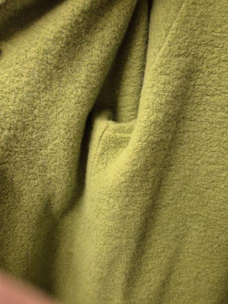 Vlnený kabát zn. makadesign hand made m-l, m