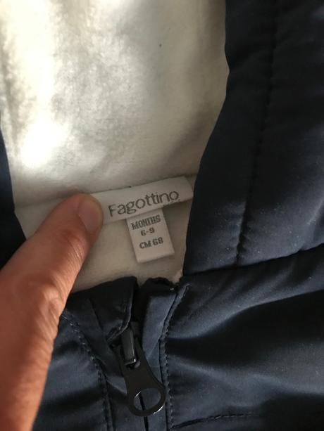 Zimná bunda s nánožníkom, fagottino,68