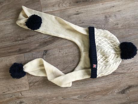 Detská zimná čiapka so šálom sergent major 6-9mes, sergent major,74