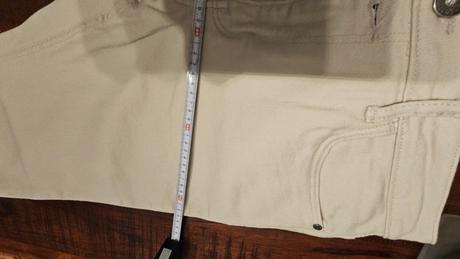 Béžové pružné nohavice, rifle, esmara,40