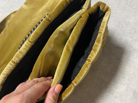 Velurova kabelka zara, zara