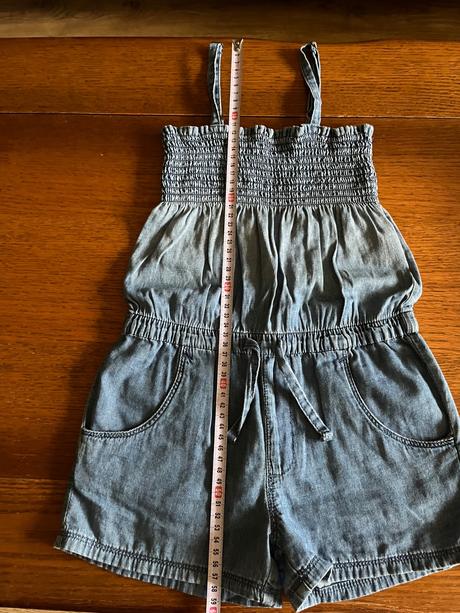 Letný rifľový overal na ramienka, pepperts,122