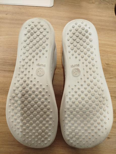 Shapen barefoot tenisky feelin chic white leather, 41