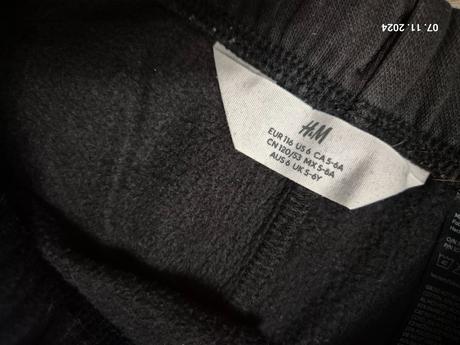 Tepláky, h&m,116