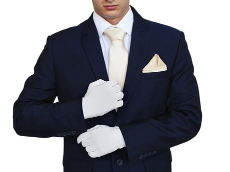 Rukavice spoločenské pánske adam elastické, 86