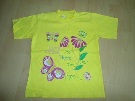 Zlte bavlnene tricko, 116