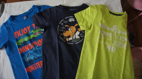 Tričká krátky rukáv 3ks, 110