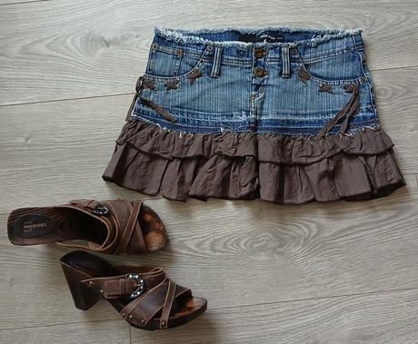 Riflova sukna s volanom, tally weijl,m