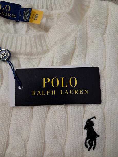 Ralph lauren pletený sveter, ralph lauren,l