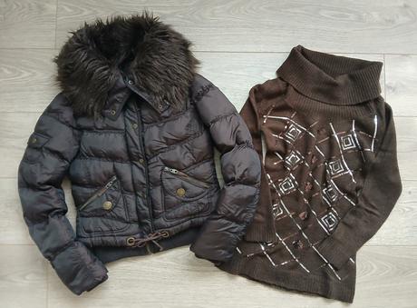 Hneda bunda s kozusinkou, tally weijl,m