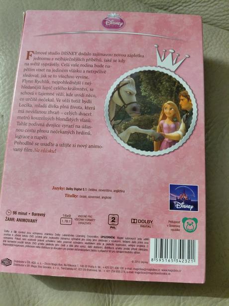 Dvd disney na vlasku,