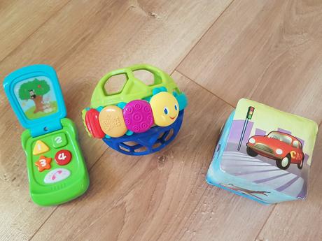 Brights starts lopta s husenicou + telefon a kocka, 