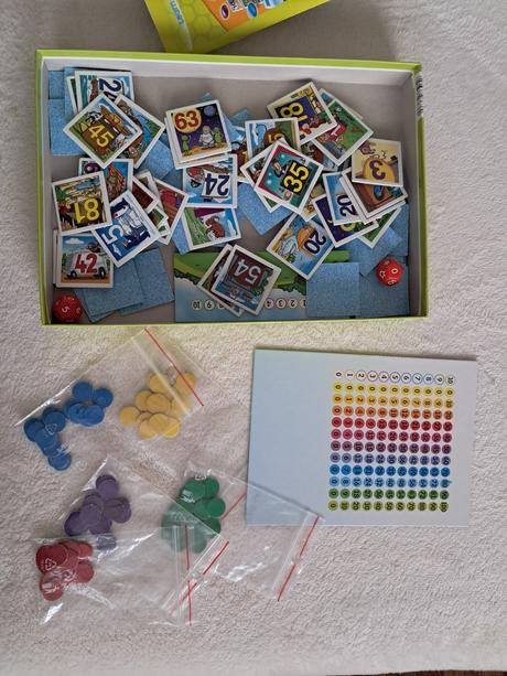 Bingo hra precvicovanie malej a velkej nasobilky, 