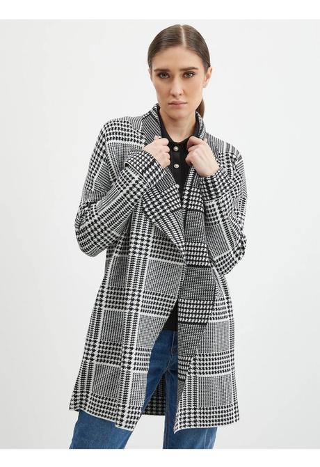 Vzorovaný sveter, kardigán, orsay,m