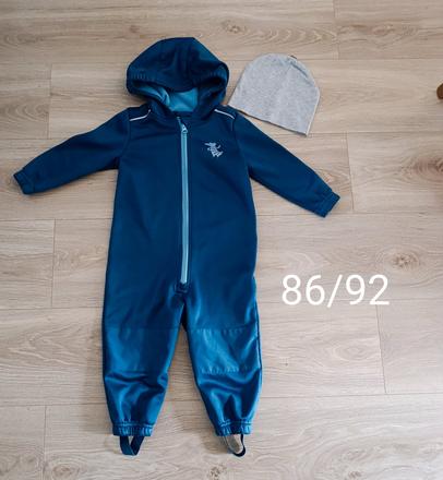 Softshellovy overal podsity fleesom, lupilu,86