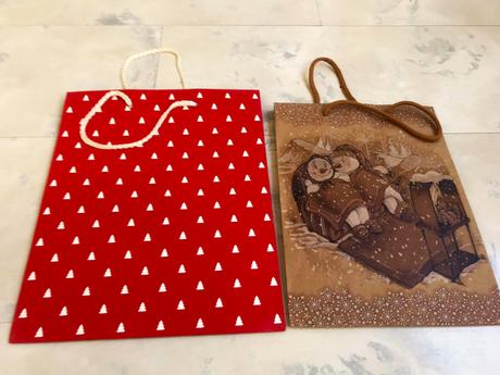 Vianočné darč.tašky 8 ks, 