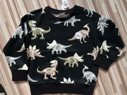 Veľ. 98 nová krásna mikinka svietiaca v tme, lindex,98