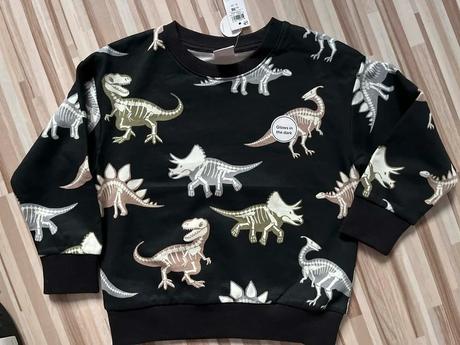 Veľ. 98 nová krásna mikinka svietiaca v tme, lindex,98